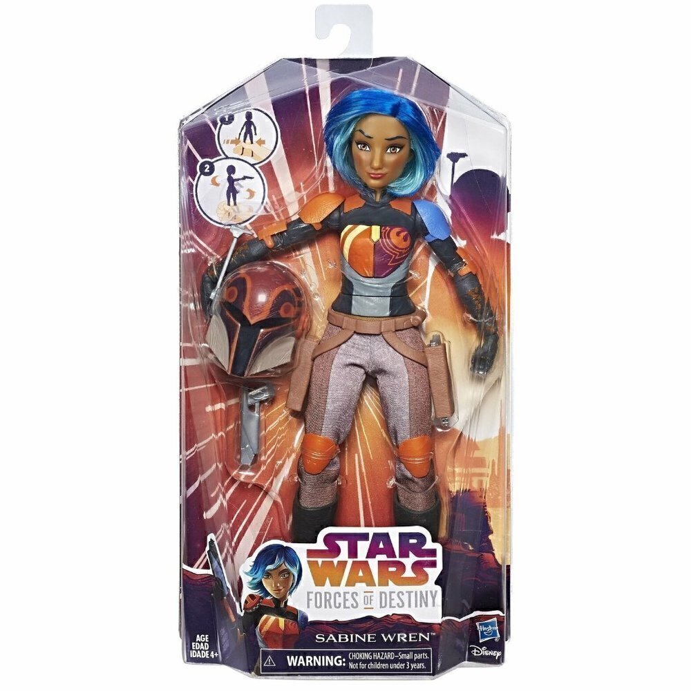 NEW Star Wars Forces of Destiny Sabine Wren Adventure Figure